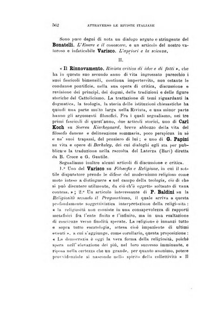 Rivista filosofica in continuazione della Rivista italiana di filosofia fondata da L. Ferri