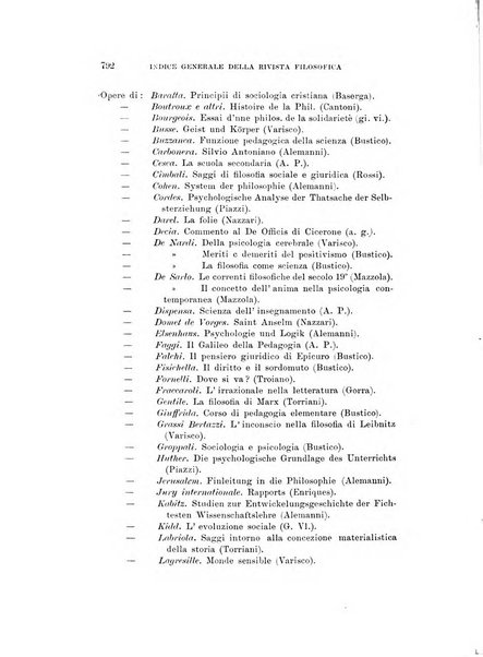 Rivista filosofica in continuazione della Rivista italiana di filosofia fondata da L. Ferri