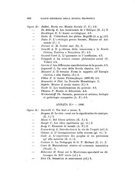 Rivista filosofica in continuazione della Rivista italiana di filosofia fondata da L. Ferri