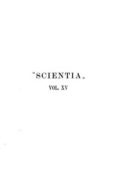 Scientia rivista di scienza