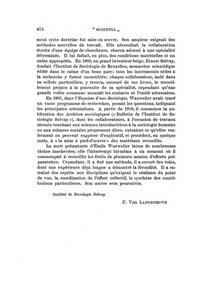 Scientia rivista di scienza