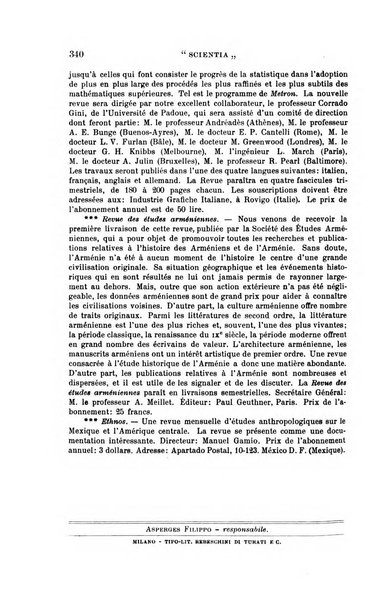 Scientia rivista di scienza