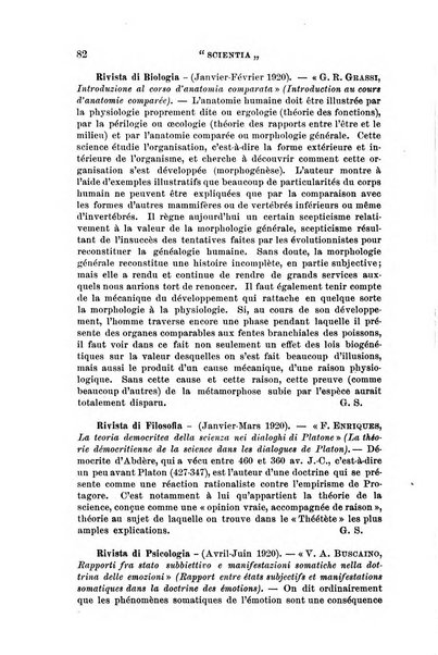 Scientia rivista di scienza