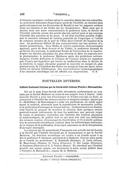 Scientia rivista di scienza