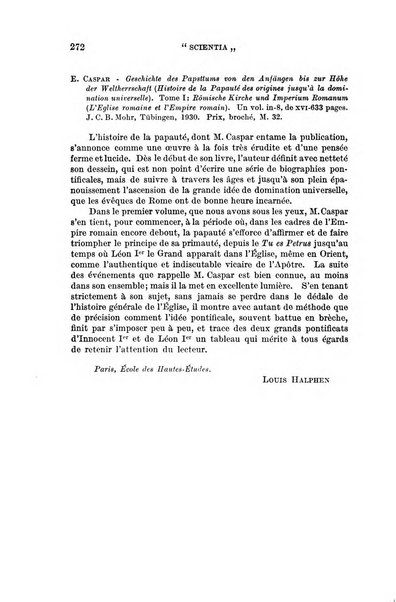 Scientia rivista di scienza