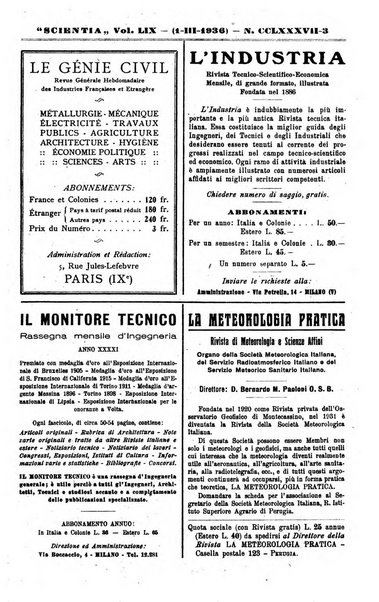 Scientia rivista di scienza