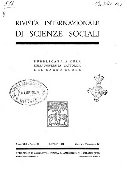 Rivista internazionale di scienze sociali