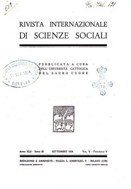 Rivista internazionale di scienze sociali