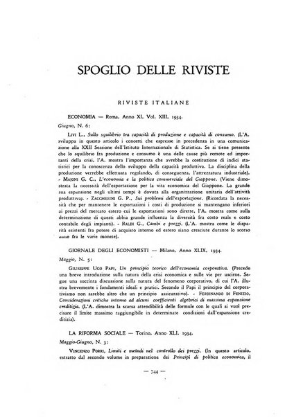 Rivista internazionale di scienze sociali