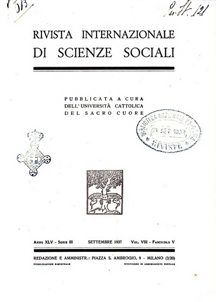 Rivista internazionale di scienze sociali