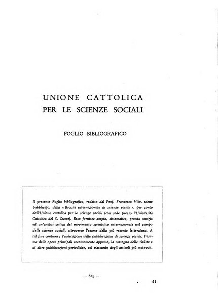 Rivista internazionale di scienze sociali