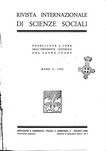 Rivista internazionale di scienze sociali