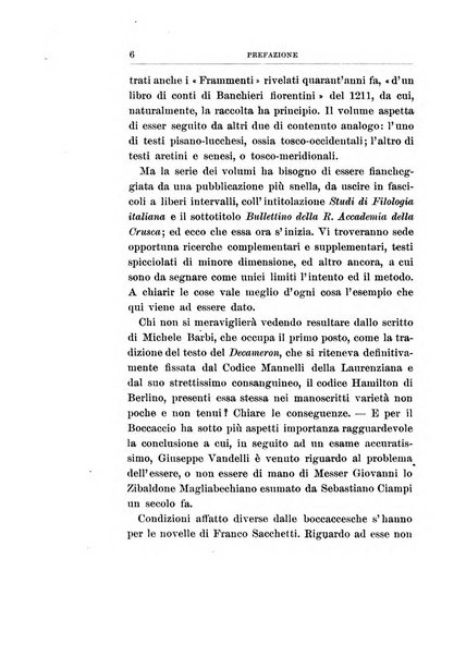 Studi di filologia italiana