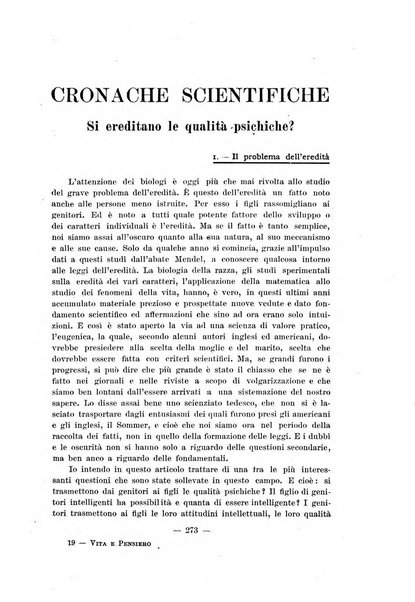 Vita e pensiero rassegna italiana di coltura