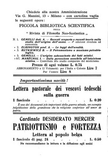 Vita e pensiero rassegna italiana di coltura