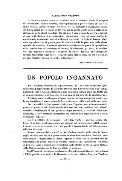 Vita e pensiero rassegna italiana di coltura