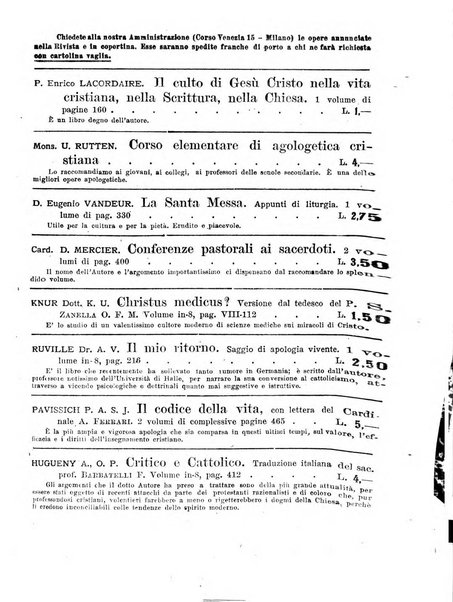 Vita e pensiero rassegna italiana di coltura