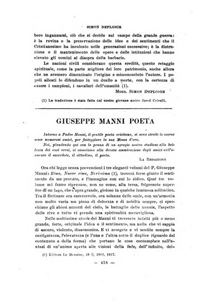 Vita e pensiero rassegna italiana di coltura