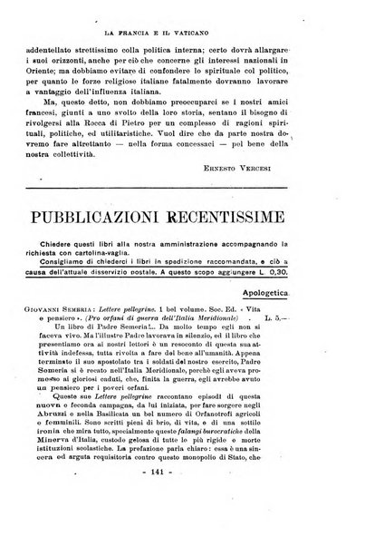 Vita e pensiero rassegna italiana di coltura