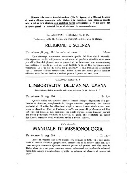 Vita e pensiero rassegna italiana di coltura