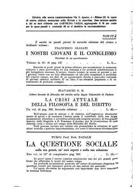 Vita e pensiero rassegna italiana di coltura