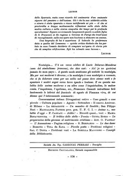 Vita e pensiero rassegna italiana di coltura