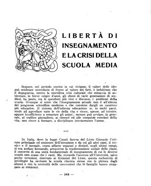 Vita e pensiero rassegna italiana di coltura