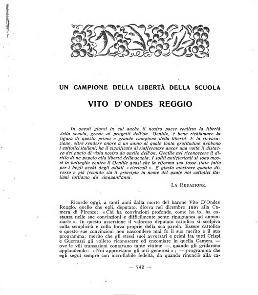 Vita e pensiero rassegna italiana di coltura