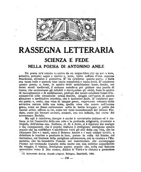 Vita e pensiero rassegna italiana di coltura