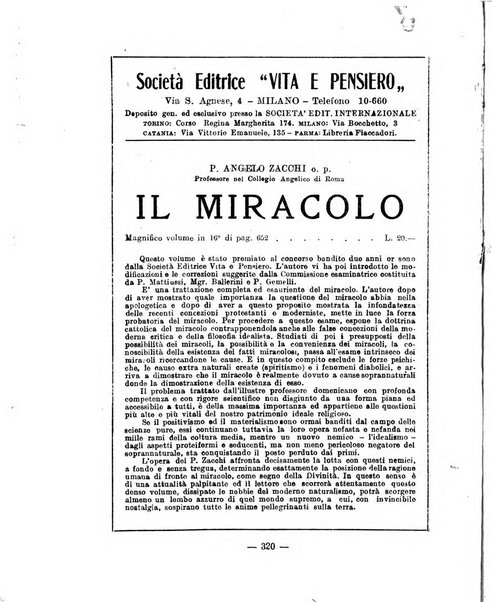 Vita e pensiero rassegna italiana di coltura