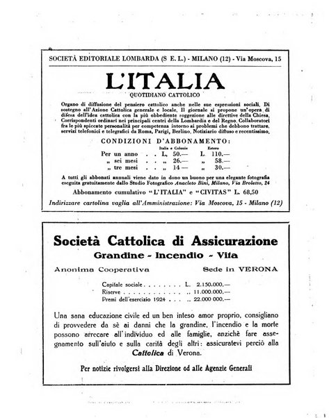 Vita e pensiero rassegna italiana di coltura