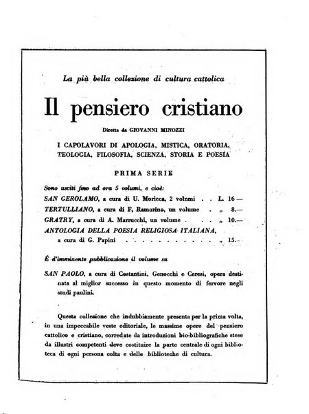 Vita e pensiero rassegna italiana di coltura