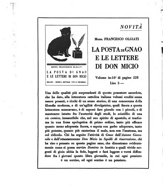 Vita e pensiero rassegna italiana di coltura