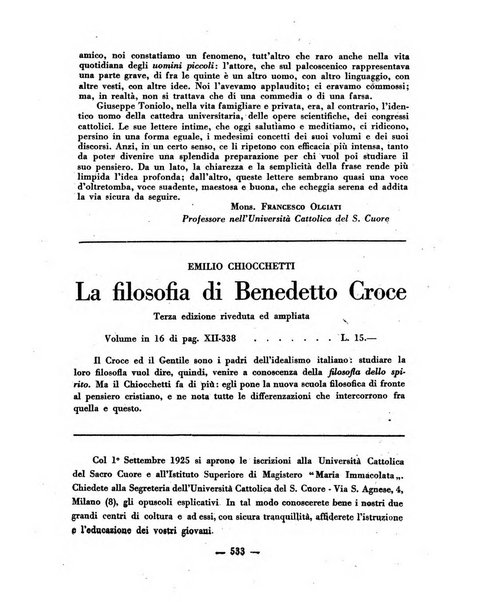 Vita e pensiero rassegna italiana di coltura