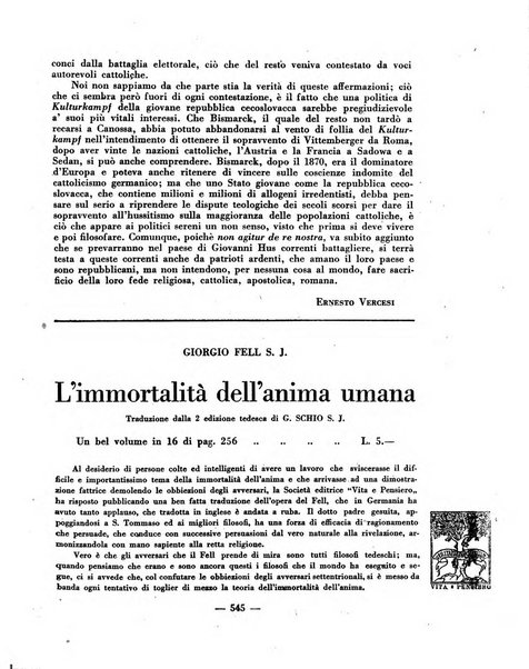 Vita e pensiero rassegna italiana di coltura