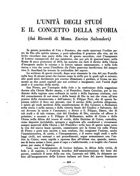 Vita e pensiero rassegna italiana di coltura