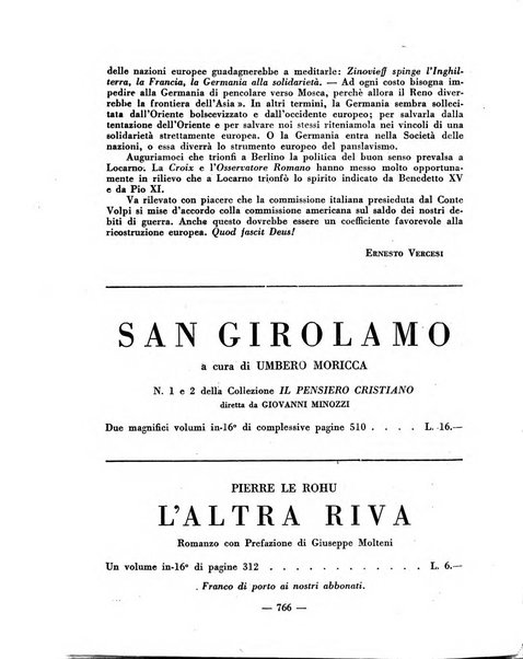 Vita e pensiero rassegna italiana di coltura