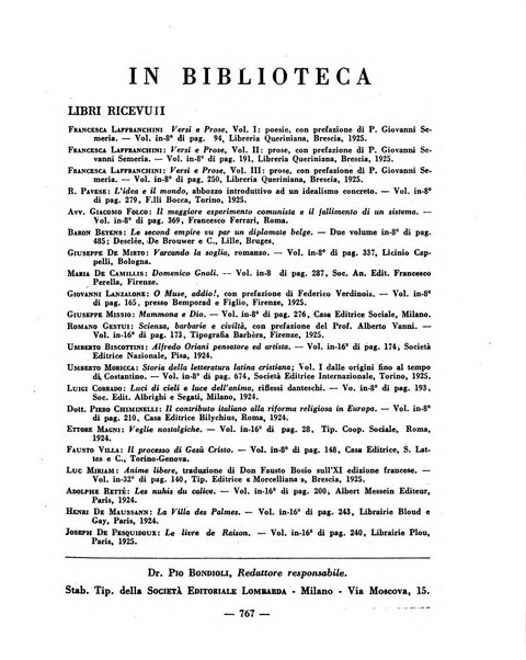 Vita e pensiero rassegna italiana di coltura