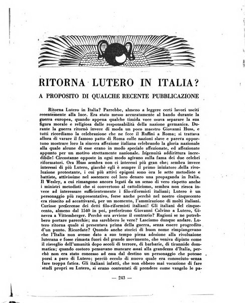 Vita e pensiero rassegna italiana di coltura