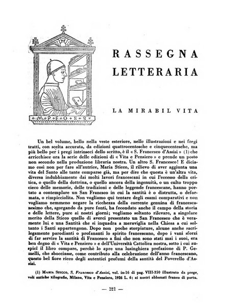 Vita e pensiero rassegna italiana di coltura