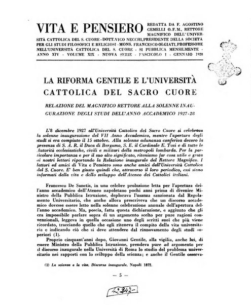 Vita e pensiero rassegna italiana di coltura