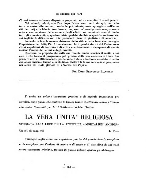 Vita e pensiero rassegna italiana di coltura