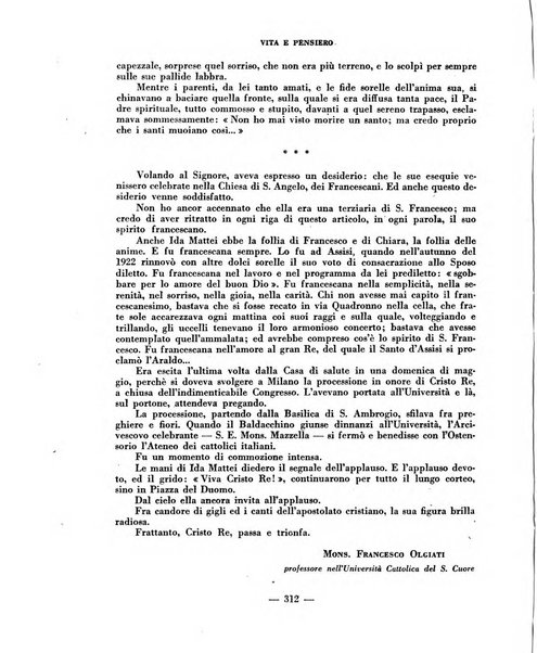 Vita e pensiero rassegna italiana di coltura