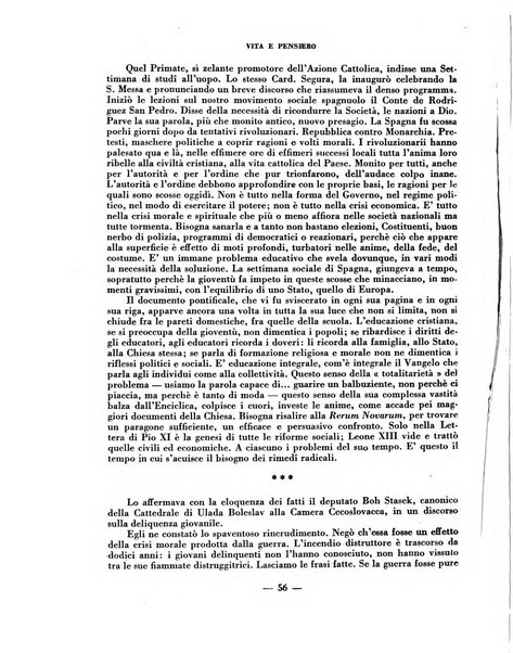 Vita e pensiero rassegna italiana di coltura