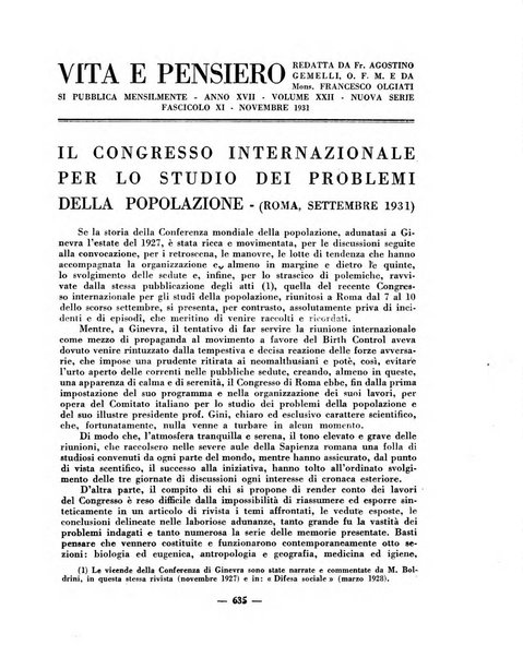 Vita e pensiero rassegna italiana di coltura