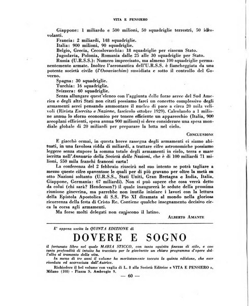 Vita e pensiero rassegna italiana di coltura