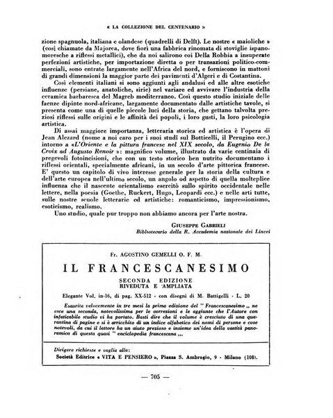 Vita e pensiero rassegna italiana di coltura