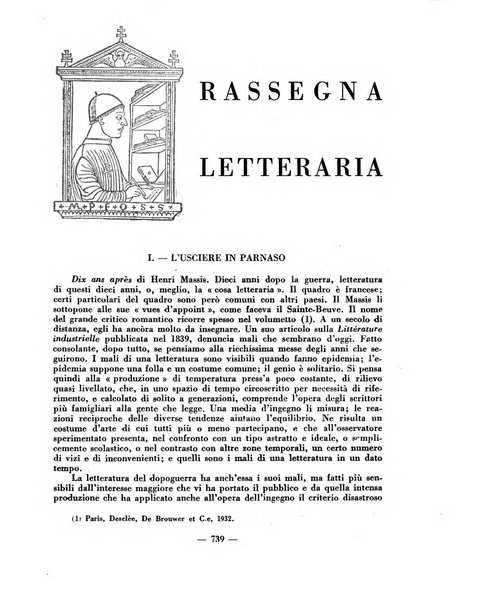 Vita e pensiero rassegna italiana di coltura