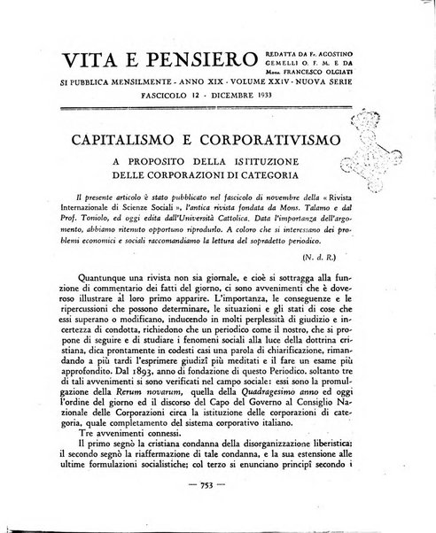 Vita e pensiero rassegna italiana di coltura