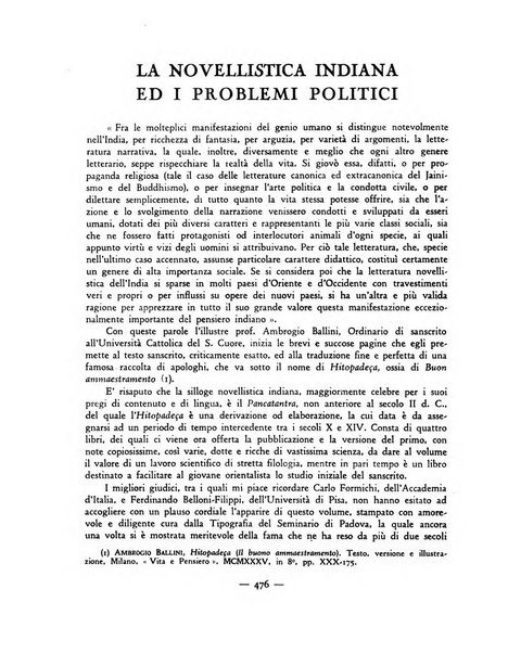 Vita e pensiero rassegna italiana di coltura